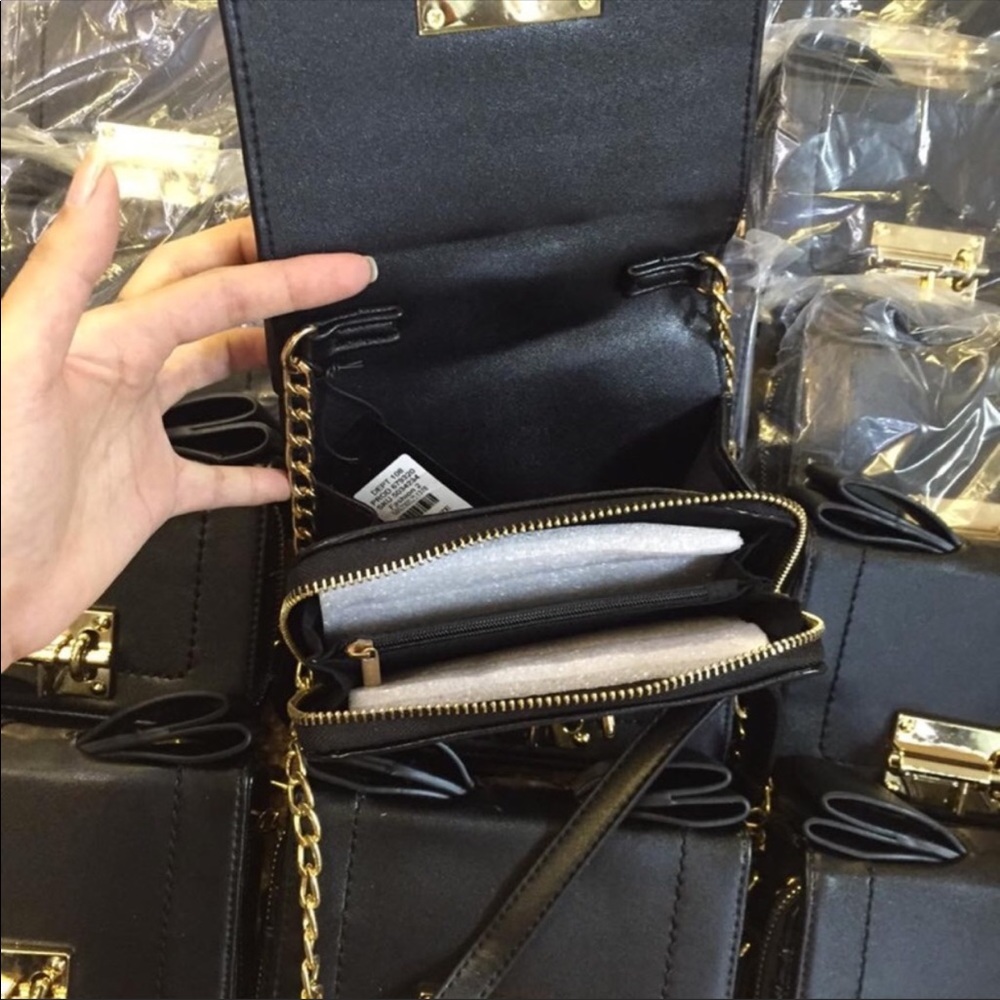 LEATHER BOW HANDBAG - Picture 5 of 5